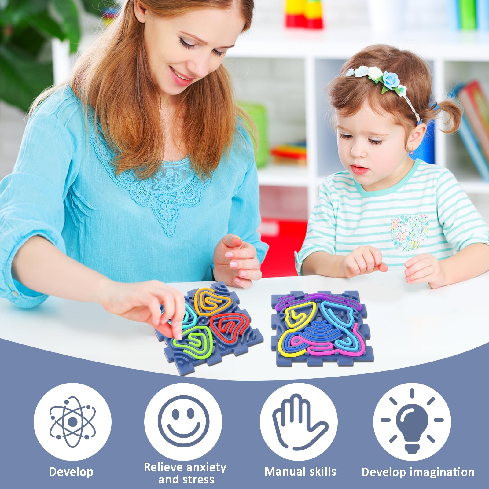 LALASTYLE Sensory Activity Board - Image 4