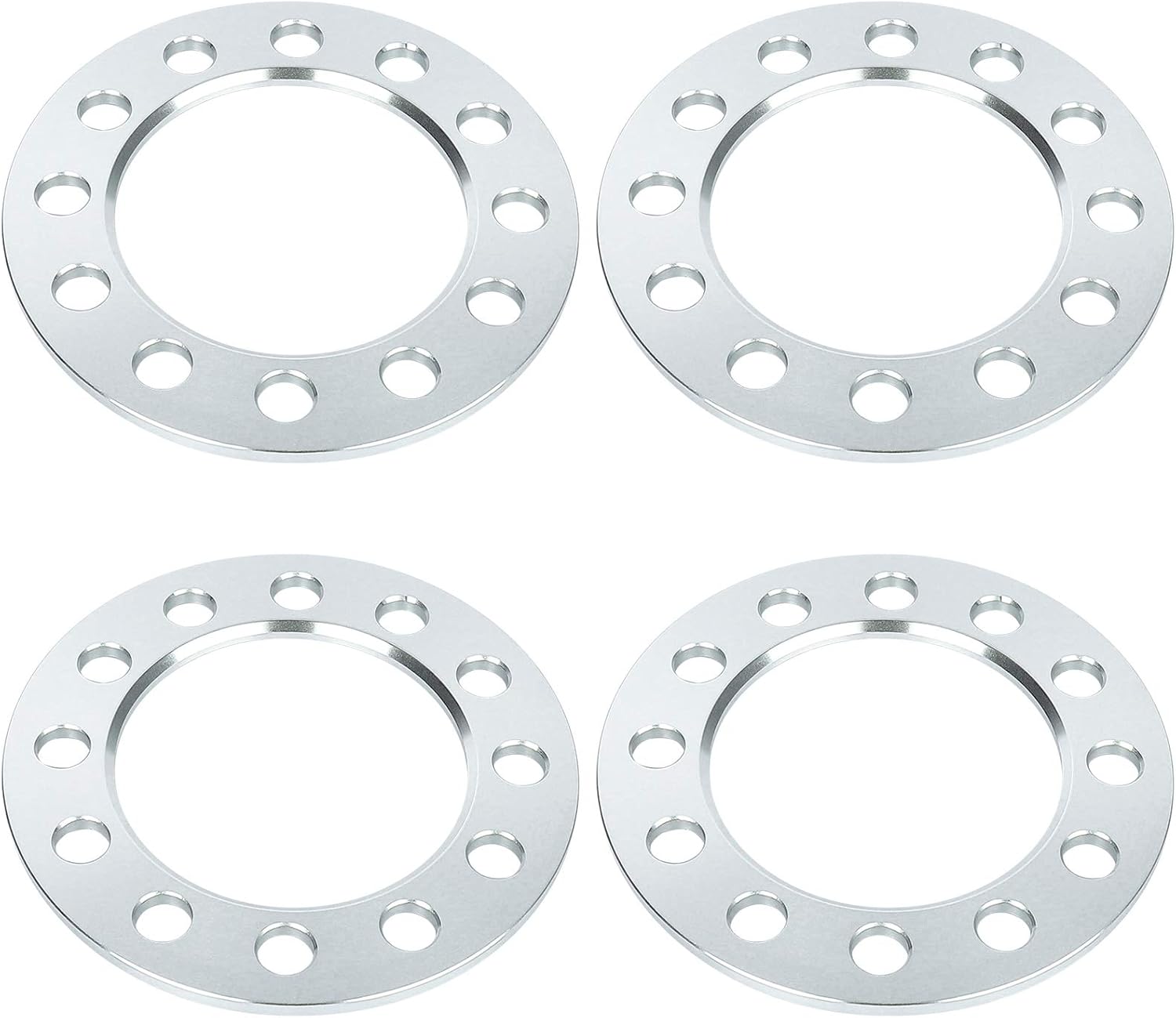 IRONTEK 1/4" (6.35mm) Thickness 6x139.7mm Wheel Spacers Hub Bore 108mm for Chevrolet Silverado Avalanche Suburban Tahoe for GMC Sierra Savana Yukon K1500 C2500 for Cadillac Escalade 4PCS
