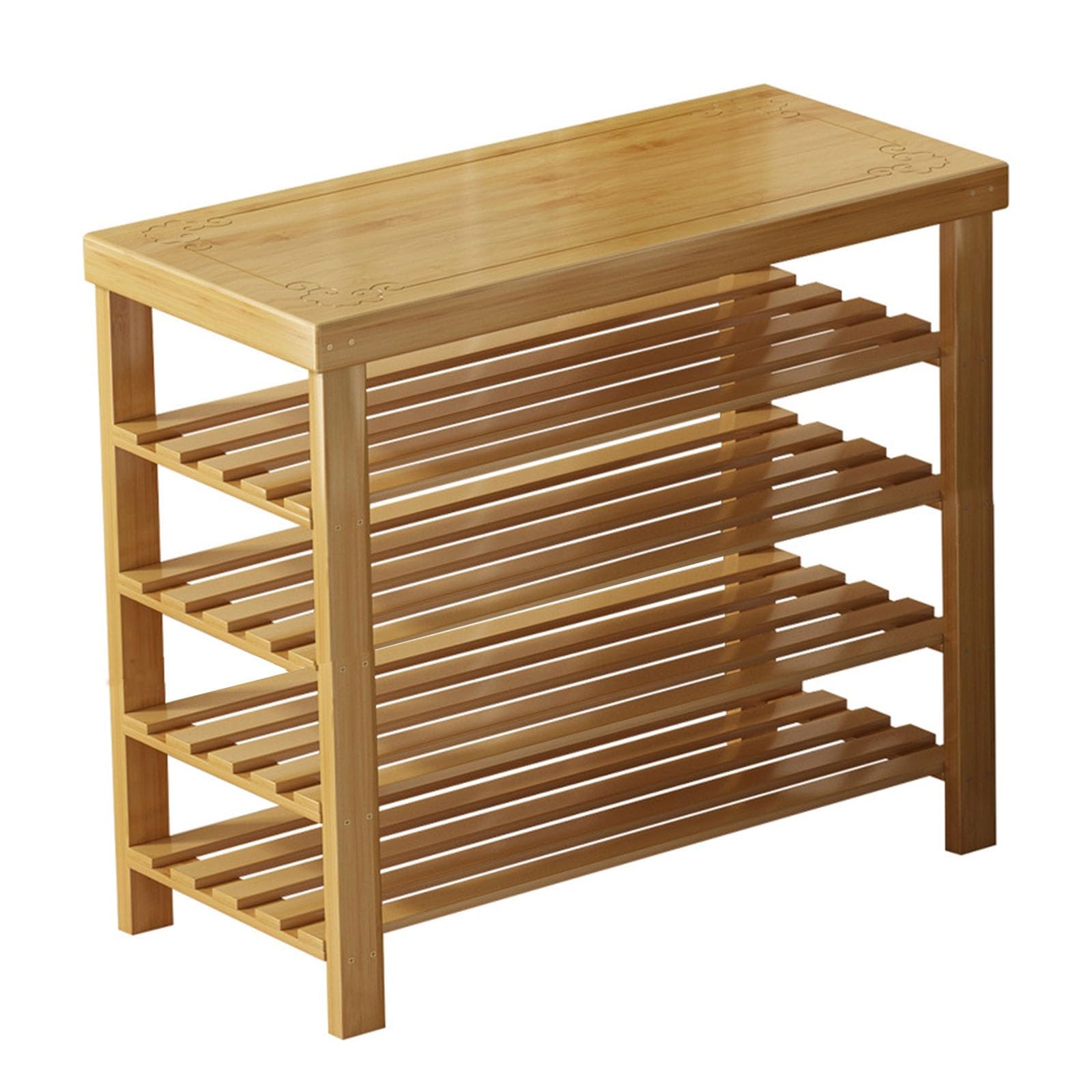 MSHGSKU Cact Entryway Shoe Rack – Slish 3 4 5 Tier Sto 27 cm Wide Seating for Living Room Hallway & Entrance (Oril 5F 50 cm)