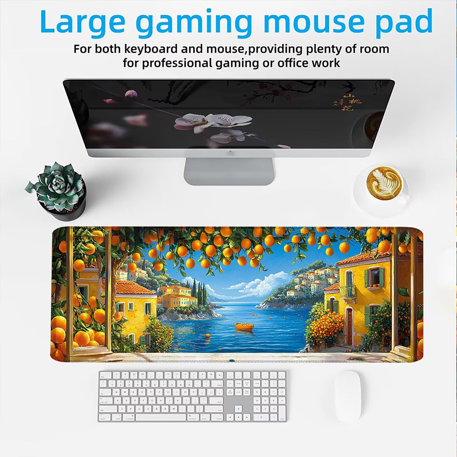 Podkładka pod mysz 1200 x 600 mm Podkładka pod mysz dla graczy, bardzo cienka podkładka na biurko, antypoślizgowa antypoślizgowa podstawa zmywalna ulepszona prędkość do komputera, komputera, pracy z