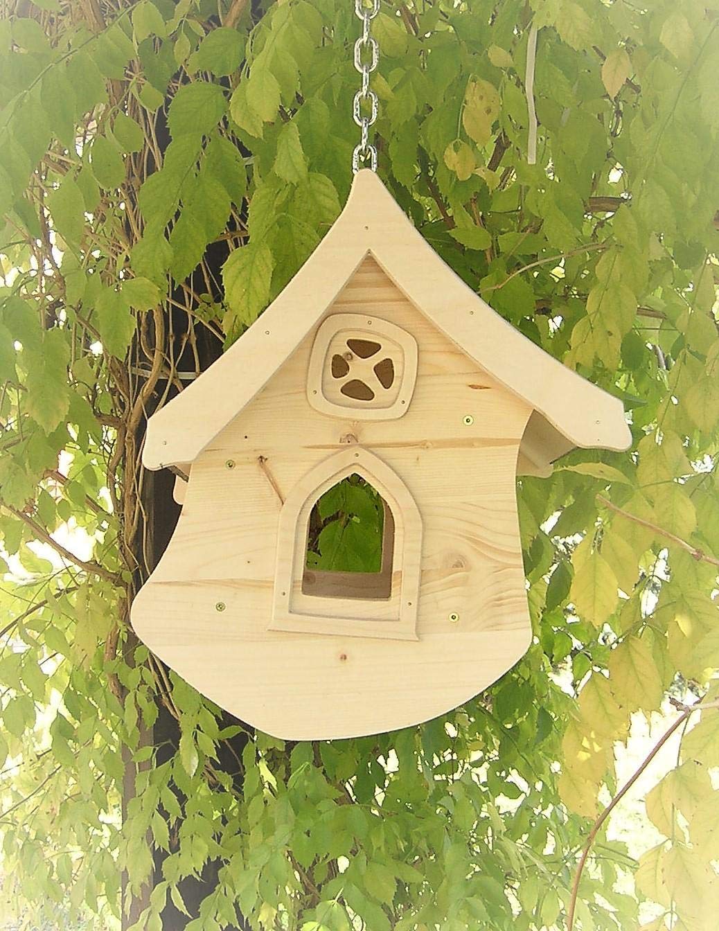 Vogelhaus Liselle Bausatz grau Manufaktur Martinshof Höhe ca.: 40,00 cm Breite ca.: 33,00 cm Tiefe ca.: 28,00 cm Vogelhaus, Futterhaus, Futterstation