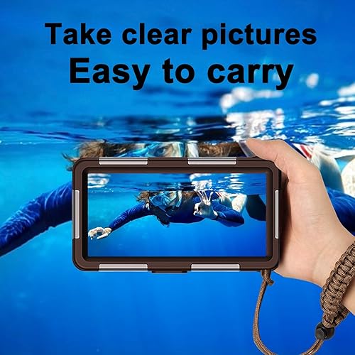 Miniatura 7 de Funda impermeable para teléfono de buceo para iPhone 11/12/13/15/16/17 Pro Max/Samsung Galaxy Note10/9/8/S25/S24/23/22/21 Ultra Plus Professional