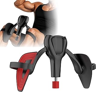 East Leaf 内転筋トレーニング器具 EVAクッション 固定バンド付き 太もも・骨盤ケア【挟むだけ簡単】 固定バンド付 (ブラック×レッド 1個)