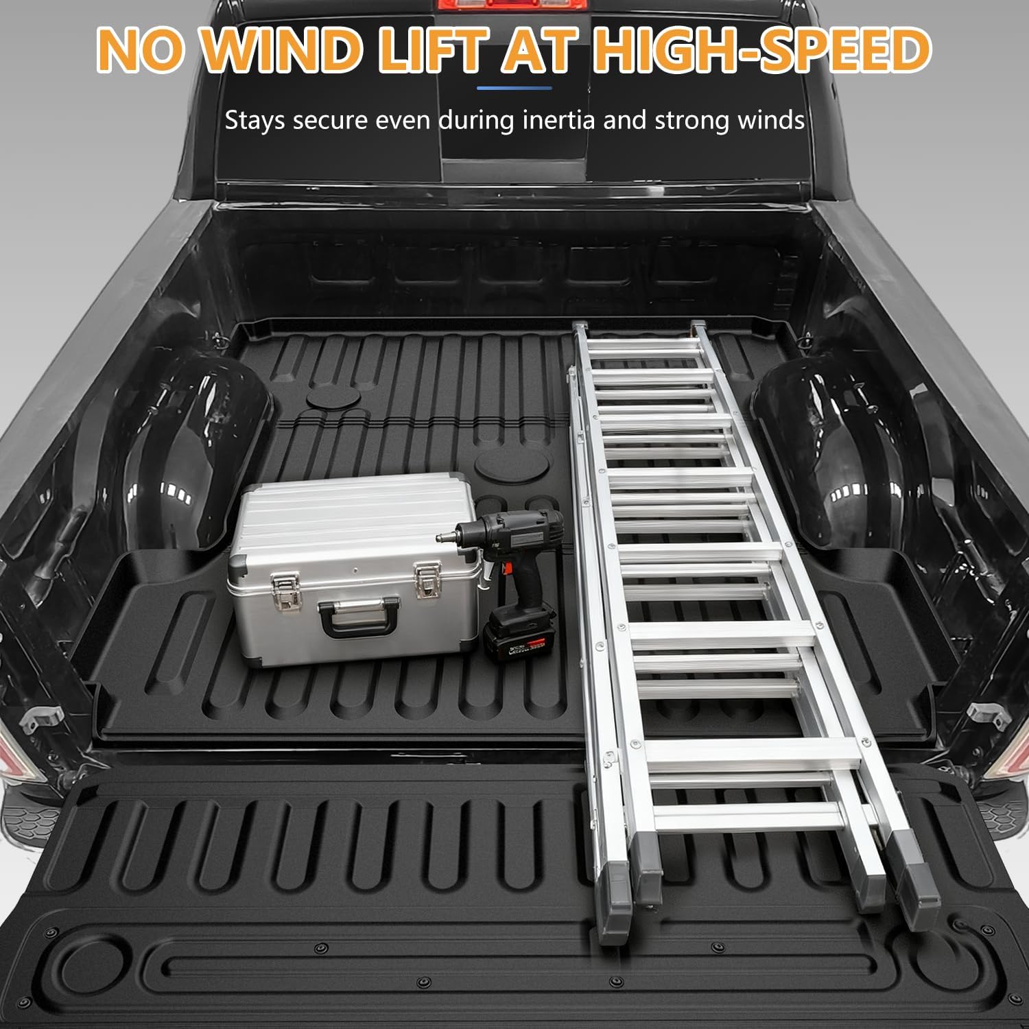 AOMSAZTO Tailgate Mat Fit for 2009-2018 Ram 1500, for 2009-2026 Ram 2500/3500, for 2019-2024 Ram 1500 Classic (NOT New Body) Standard Tailgate, All Weather Tailgate Protector Liner Accessories
