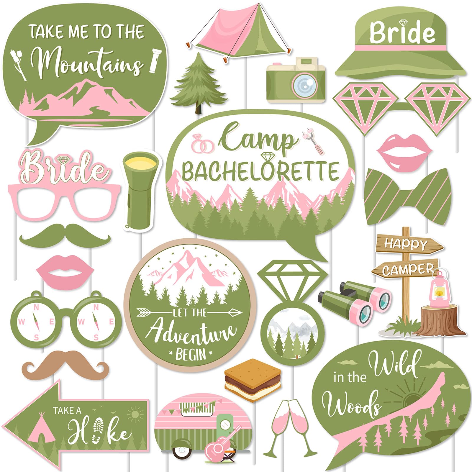 amazon-com-kreatwow-camp-bachelorette-party-decorations-camping-photo-booth-props-green-happy-camper-props-mountain-camp-bachelorette-decoration-bride-camp-adventure-bride-shower-1st-2nd-3st-birthday-party-home-kitchen for Free Printable Camping Photo Booth Props Amazon.com: Kreatwow Camp Bachelorette Party Decorations Camping Photo Booth Props Green Happy Camper Props Mountain Camp Bachelorette Decoration Bride Camp Adventure Bride Shower 1st 2nd 3st Birthday Party : Home & Kitchen for Free Printable Camping Photo Booth Props