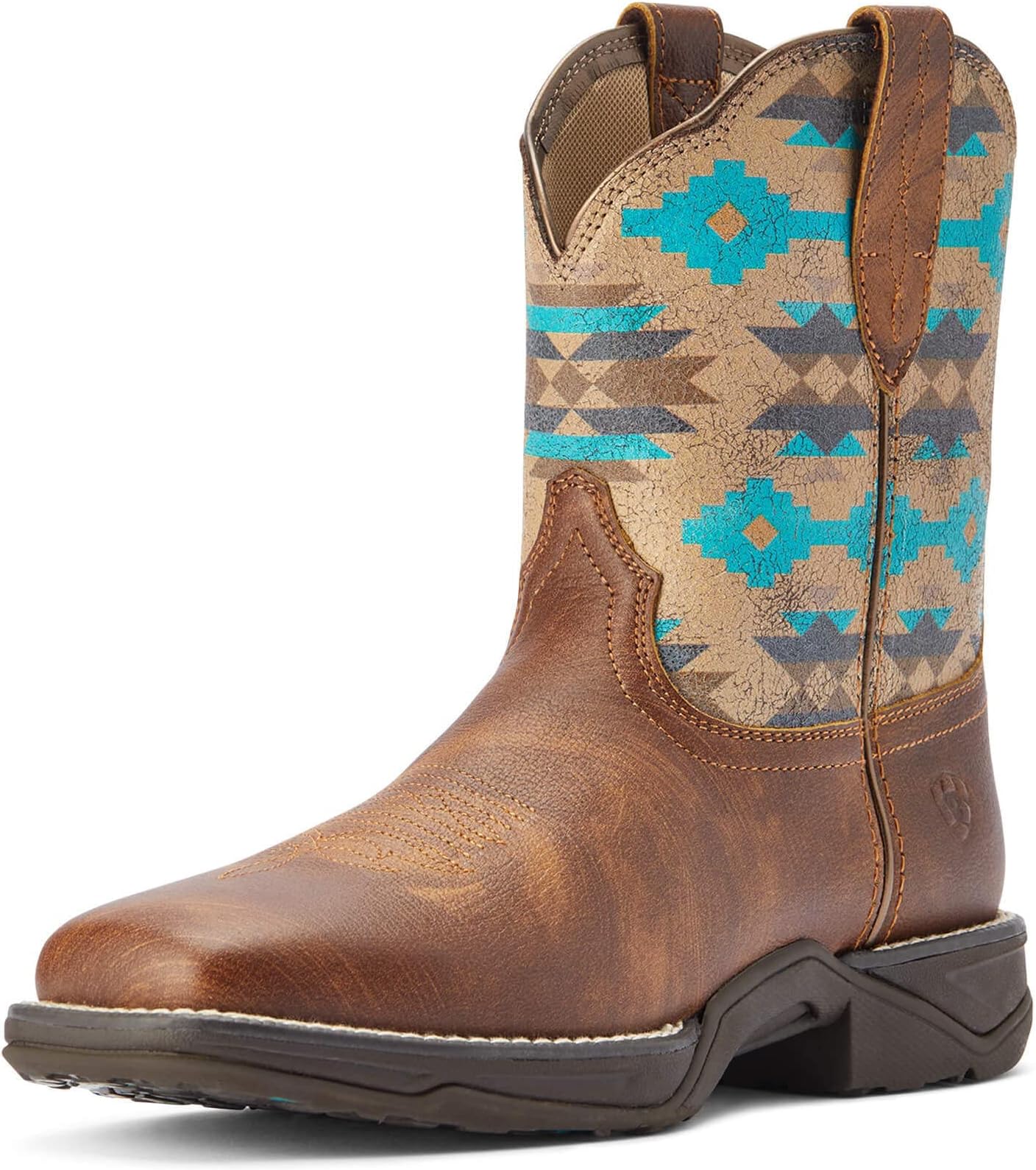 ARIATWomen's Anthem Shortie Savanna Western Boot
