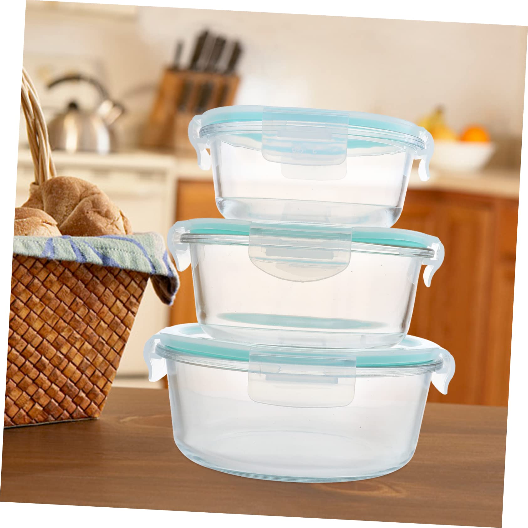 LIFKOME 3 Pezzi Divisi Contenitore Cibo Portatile Ermetico Lunchbox Per Studenti Adulto