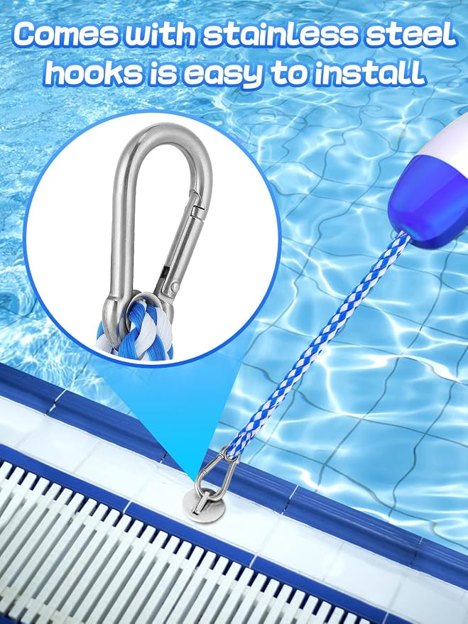 Cuerda de seguridad ajustable para piscina 16 a 20 pies miniatura 5
