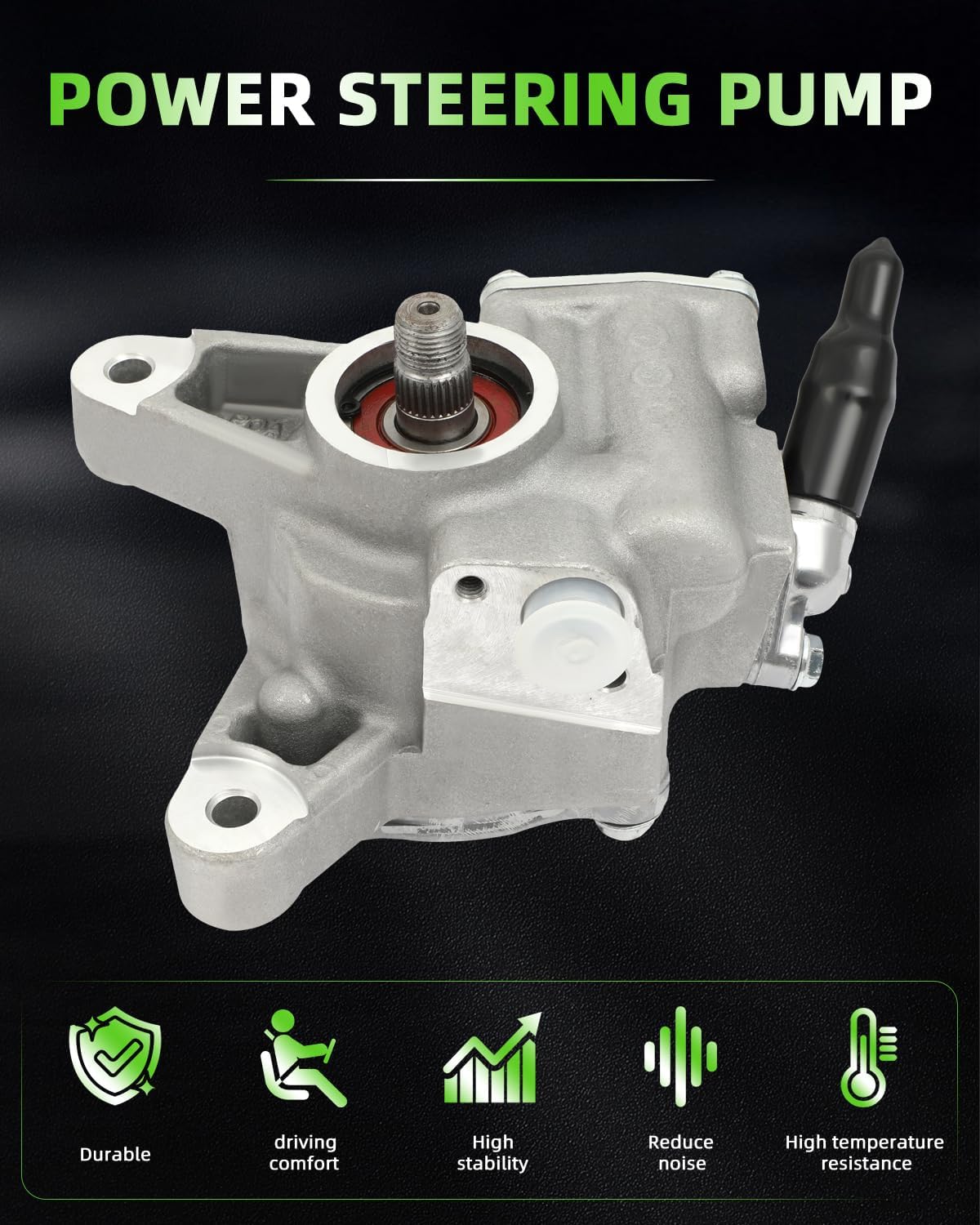 SCITOO Power Steering Pump Replacement for 1997 for Acura for CL 2.2L 21-5907 Power assist pump