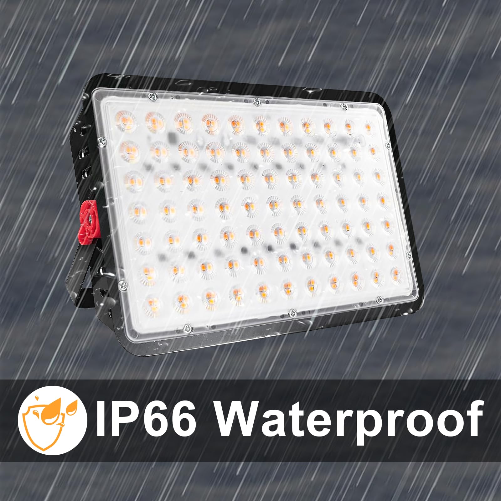 200W LED Strahler Außen, 2 Stück 20000LM Led Strahler Warmweiß | Superhell 3000K Led Scheiwerfer Flutlicht IP66 Wasserdicht led Außenstrahler für Garten Innenhof Auffahrt Korridor Rasen