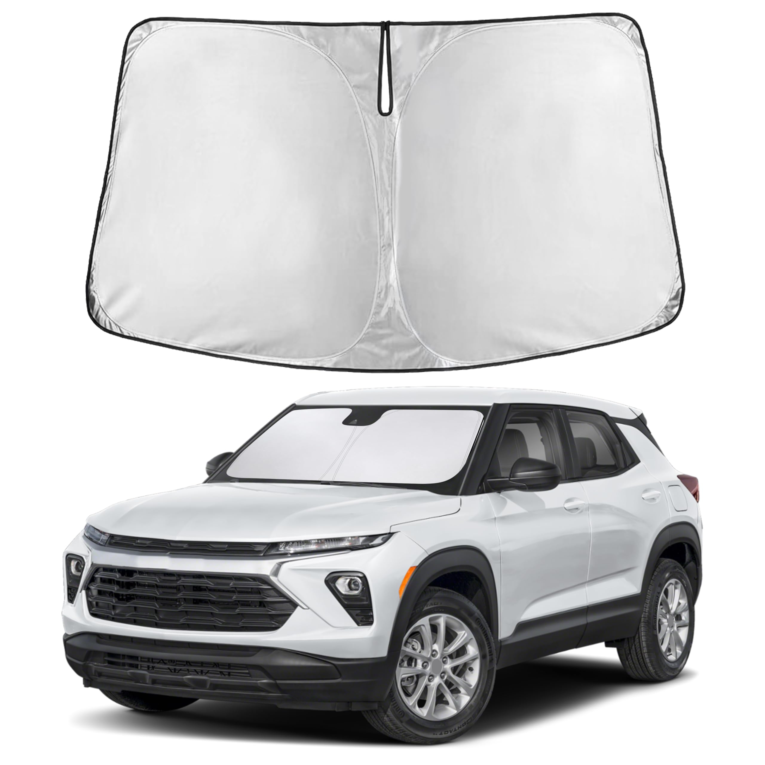 Autovir Windshields Sun Shade Fit for 2021-2025 2026 Chevrolet Trailblazer