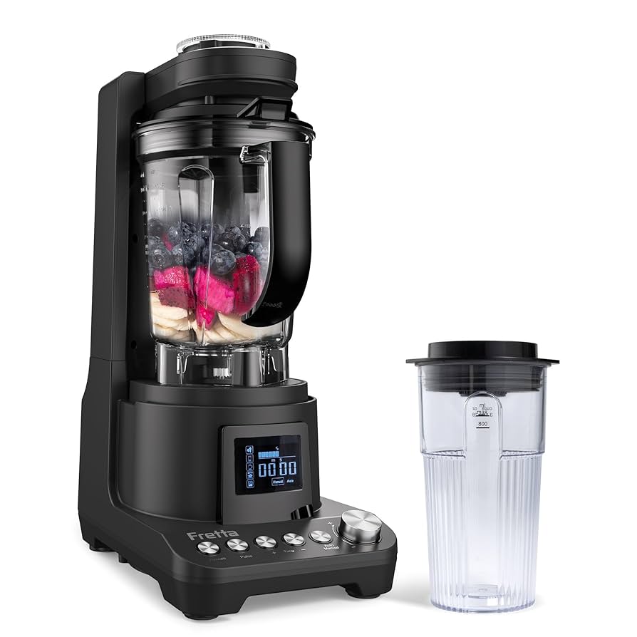 真空ミキサー Amazon | Fretta 真空ミキサー 真空ブレンダー 1500m l 大容量