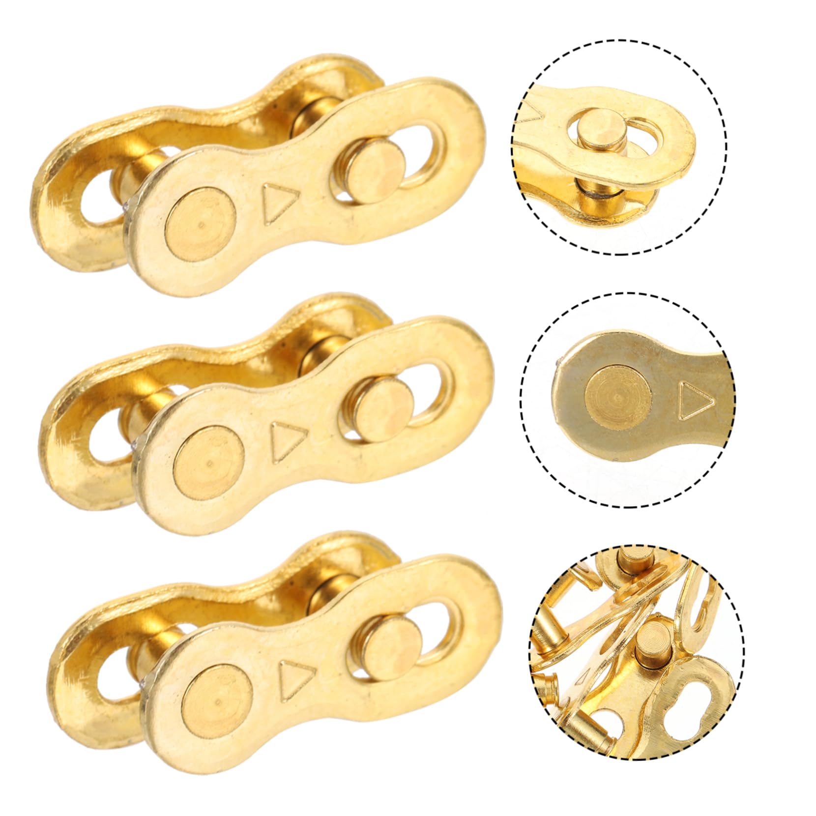 INOOMP 72pezzi Giunti Catena Bicicletta Pratici Con Facile Installazione Per Mountain Bike Collegamenti Catena Resistenti e Sostituzione Per Ciclisti Appassionati