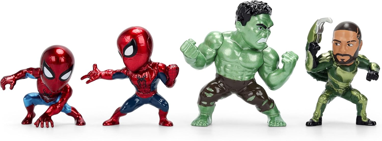 Jada Marvel Spider-Man Brand New Day Metalfigs Die-Cast Collectible Figures 4-Pack – Wave 6 – 2.5 Inch Scale Toys image 4