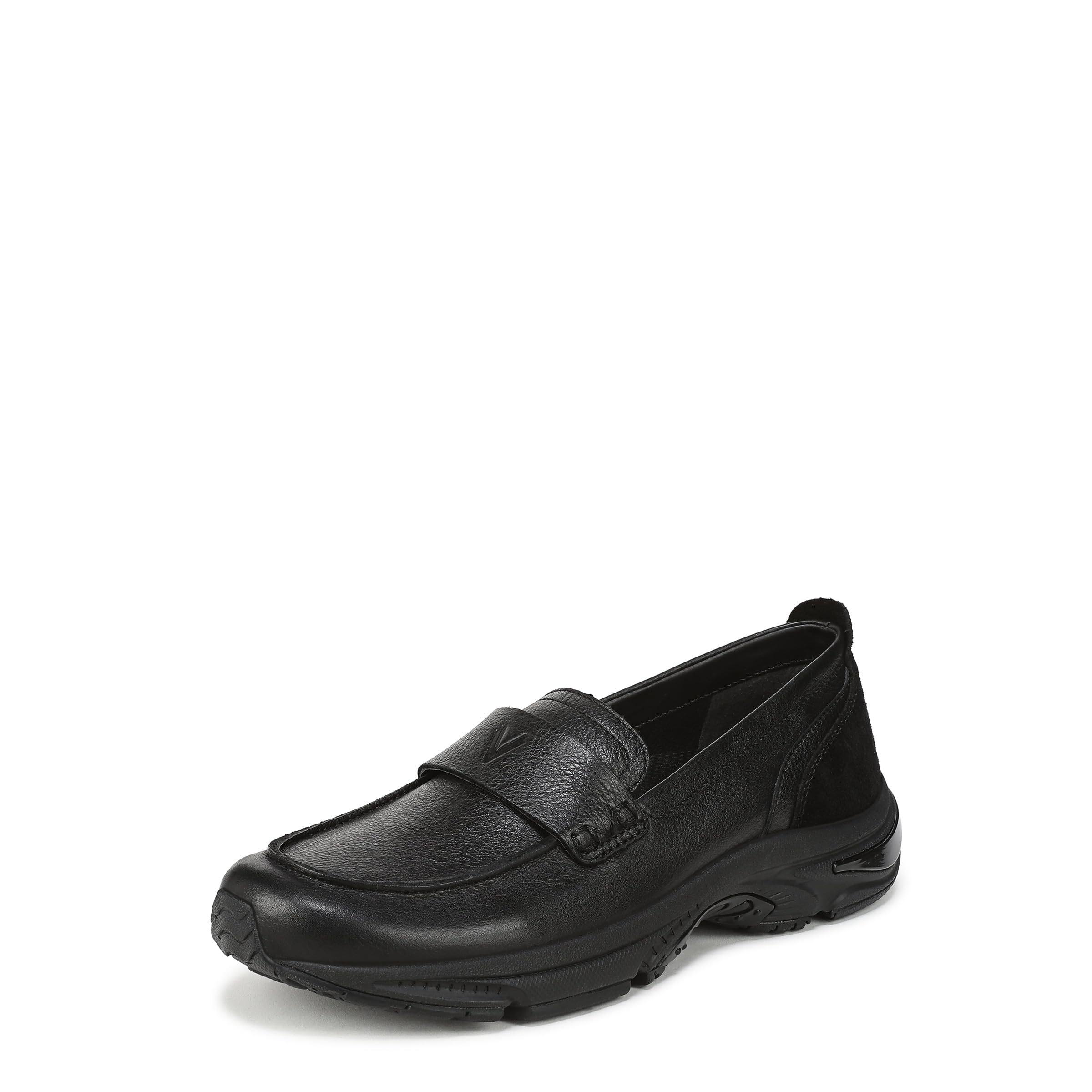 Vionic Women's Walk Roam Loafer Slip-On Loafer Trainers, Black Leather, Medium Fit, UK 3.5
