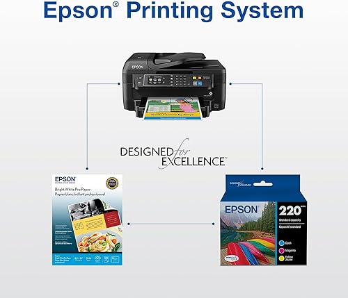 Miniatura 6 de Cartucho de tinta Epson t220120DuraBrite Ultra Negro Capacidad estándar WF-2760 WF-2750 WF-2660 WF-2650 WF-2630 XP-424 XP-420 XP-320