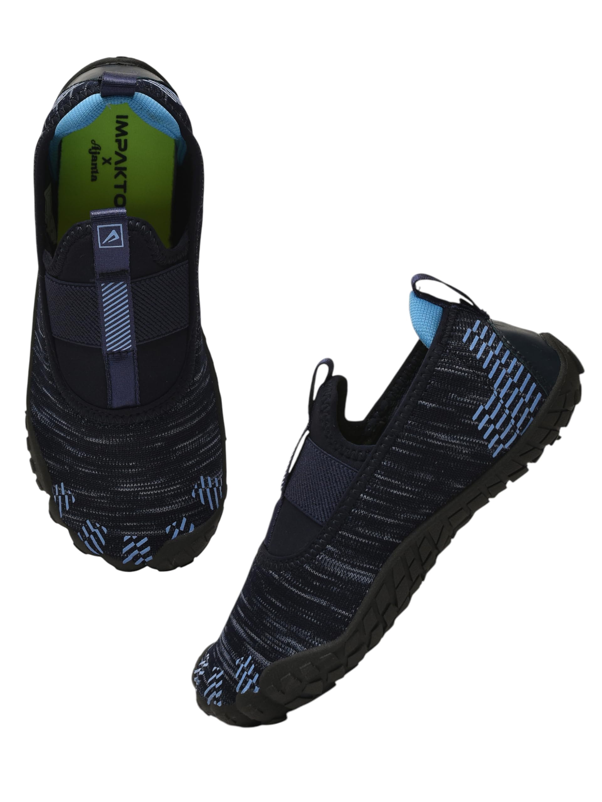 Barefoot for Wide feet Shoes for Men | Lightweight Running & Training Shoes with Soft Sole & Superior Grip | Running, Jogging Regular Gym Shoes for Women| Navy