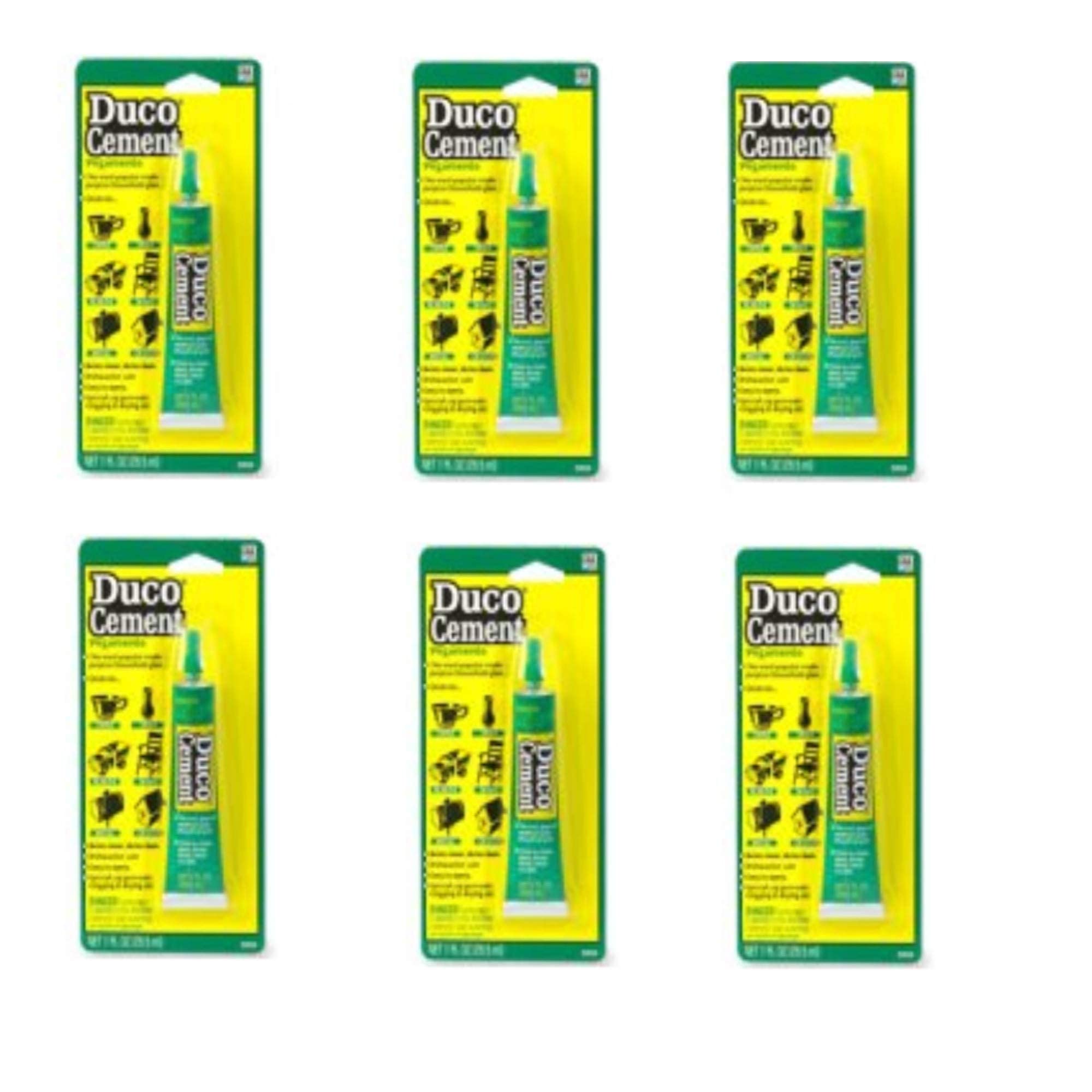 Duco Cement Multi-Purpose Household Glue - (Three Pack of 6-1 fl oz)