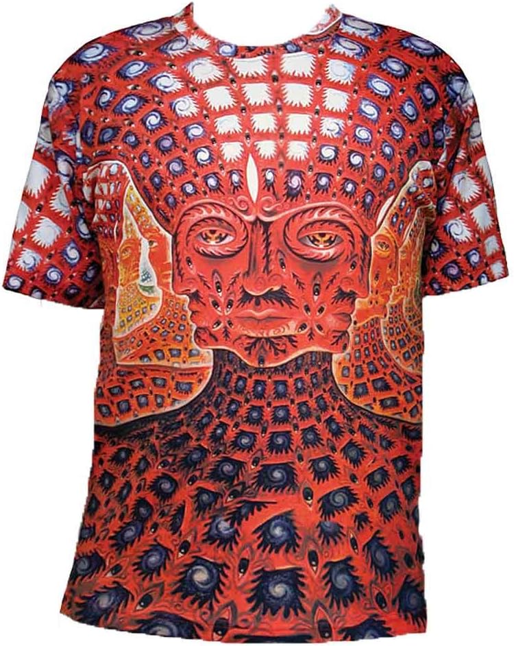 Net of Being Visionary Art Alex Grey T-Shirt | Crystal Tara - CT71-86 (Large)