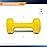 Marcy Neoprene Dumbbell, Single Piece, 7-lb, Canary Yellow