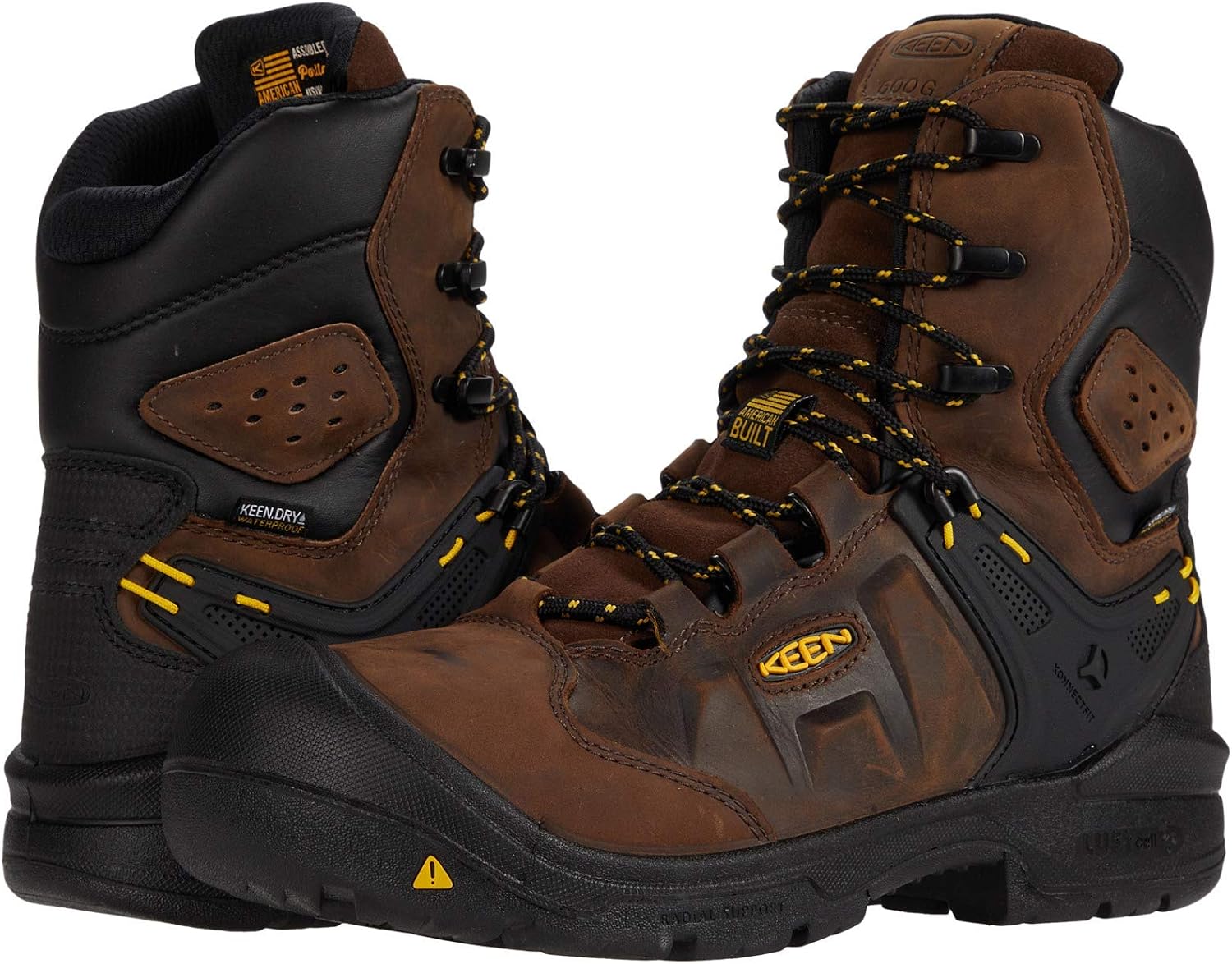 KEEN Utility Men's Dover 8" 600g Waterproof Composite Toe Work Boots