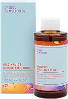Good Molecules Niacinamide Brightening Toner with Arbutin | Alcohol-Free Pore Minimizer for Even Skin Tone & Glow