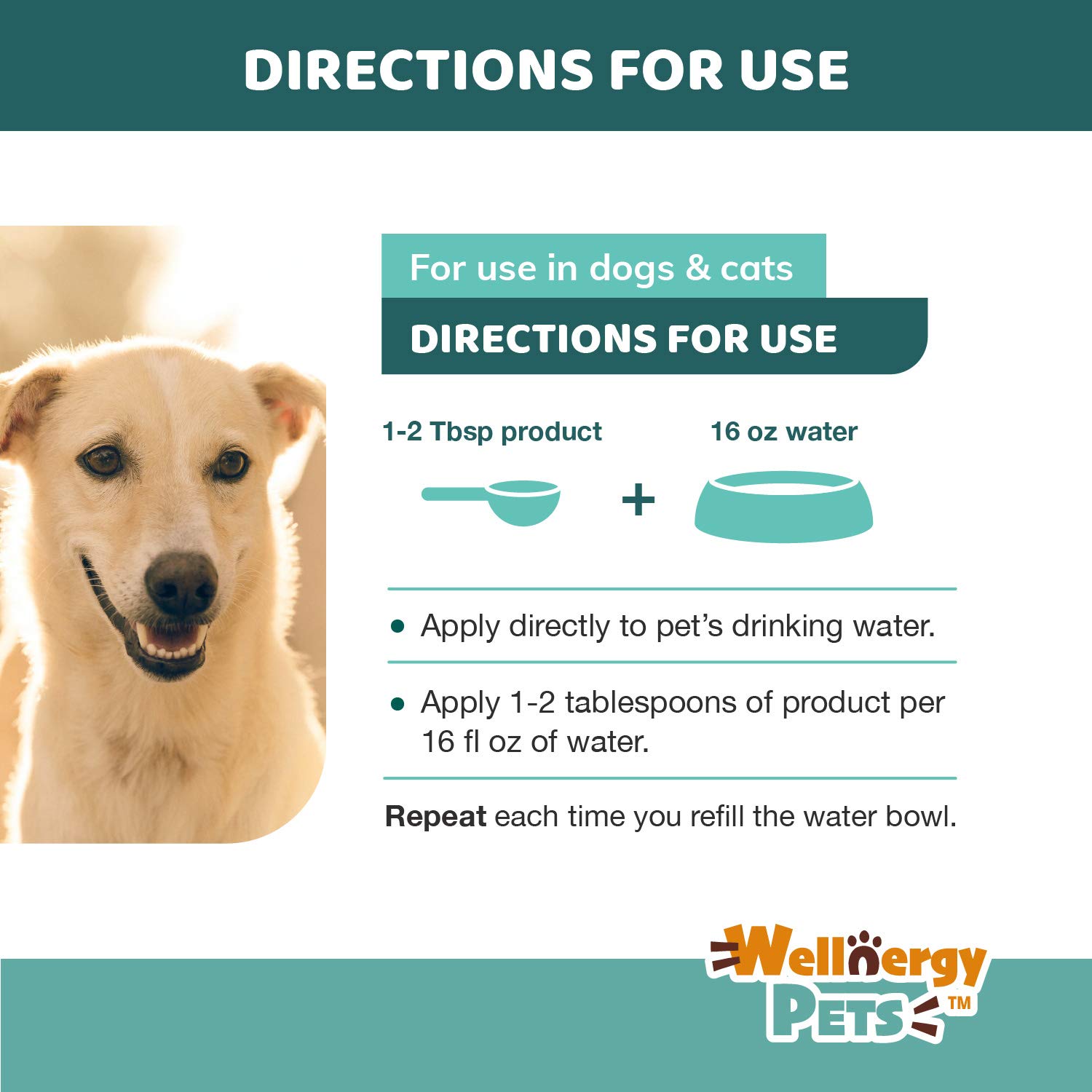 Dental Care Water Additive for Dogs & Cats 2 Pack – No Brush Formula, Oral Hygiene & Fresh Breath, Reduce Plaque and Tartar. 16 FL OZ Each Bottle - image 7