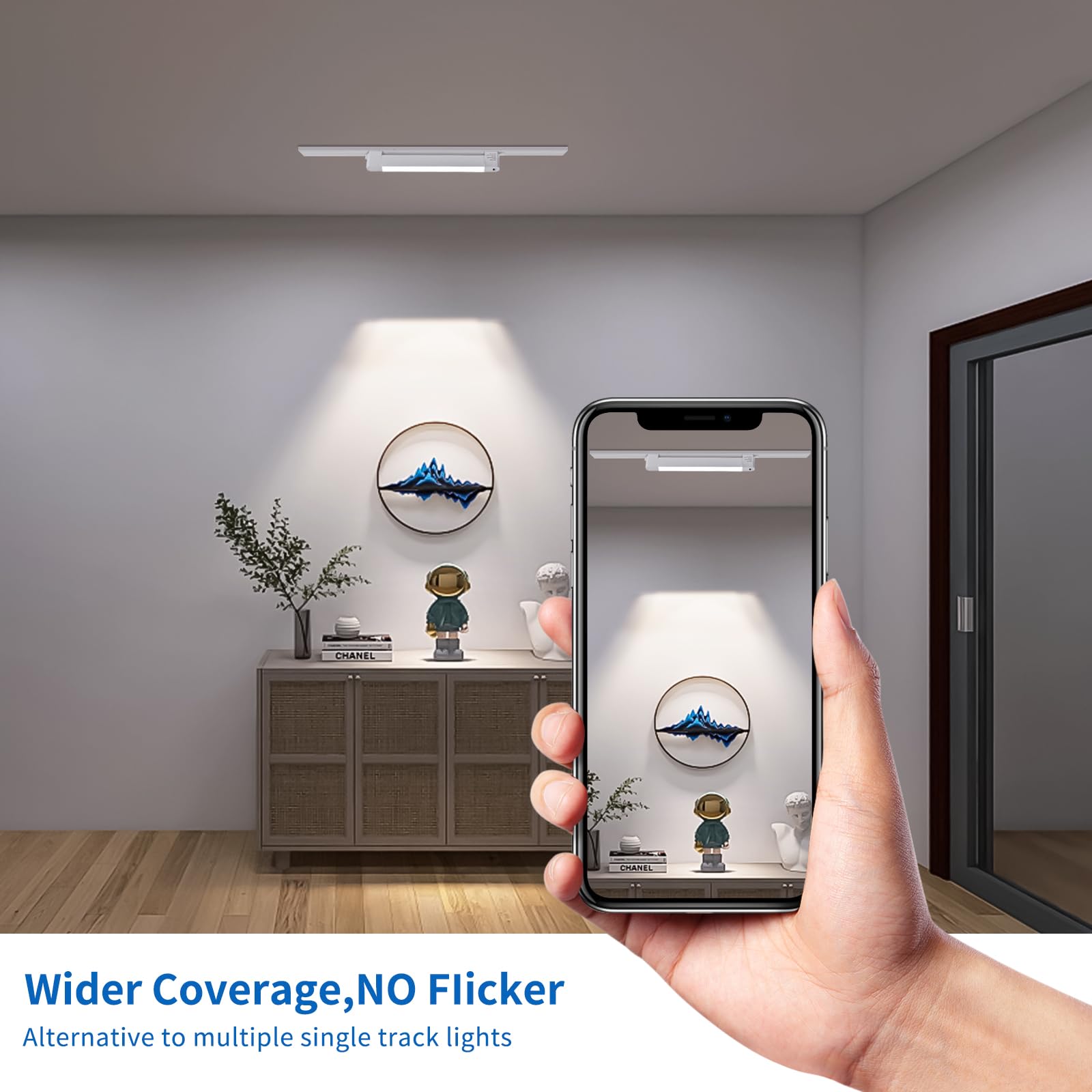 Sensore di movimento interno, rilevatore di movimento esterno, luce notturna IP64 da 25,9 piedi, rilevamento a lunga distanza, per garage, giardino, bagno, spogliatoio con