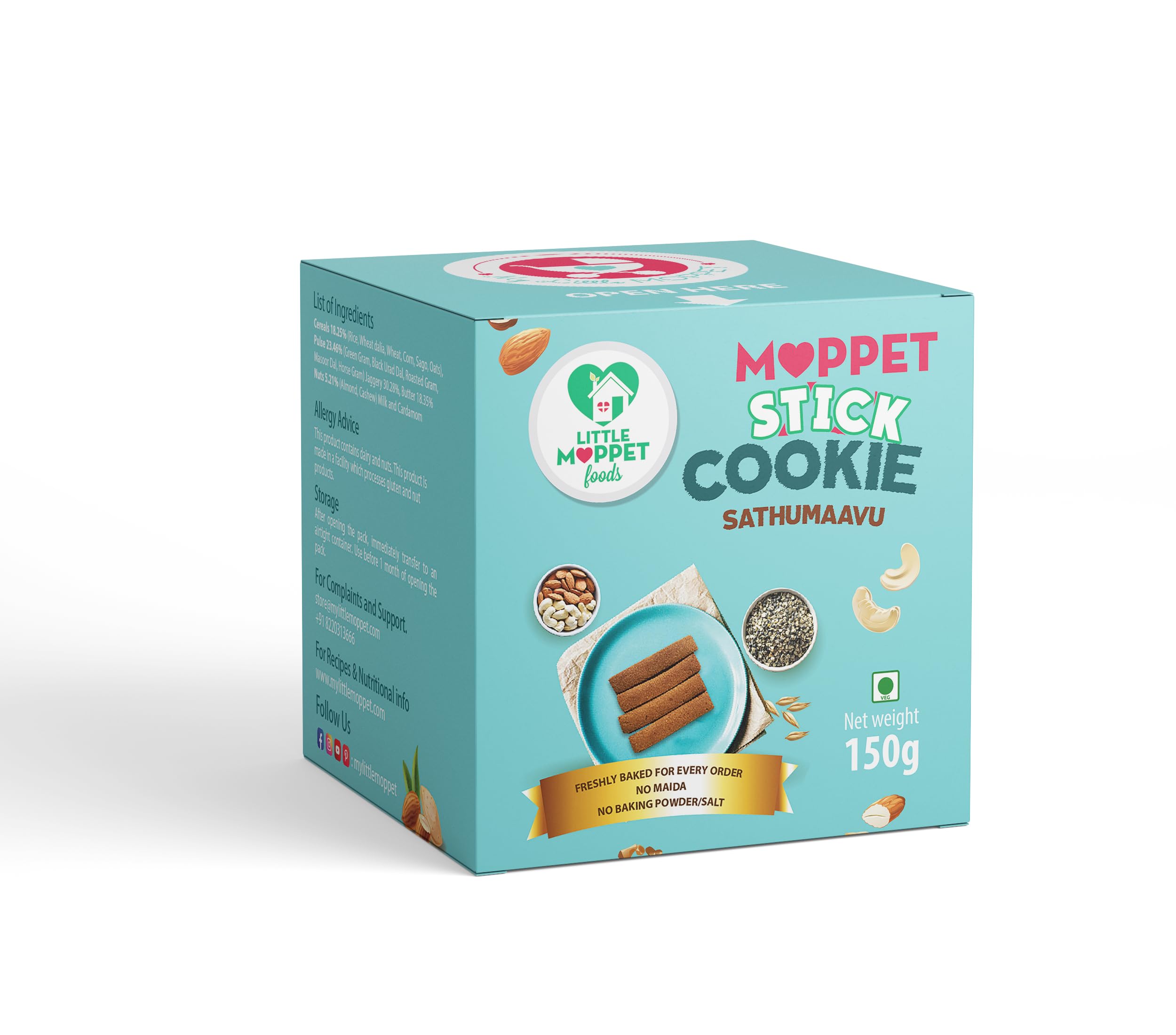Sathumaavu Moppet Stick Cookies 150g (1) (B0C3XK8RZX) Amazon Price History, Amazon Price Tracker
