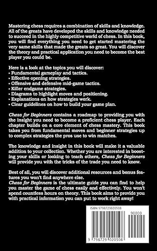 Miniatura 2 de Chess for Beginners Guide to Learn the Basics, Rules, Fundamental Pieces, Openings, Main Tactics.