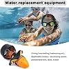Electric Underwater Scooter, Underwater Seascooter, Water Propulsion, Water Propeller, Diving Device,Floatation Device For Water Sports,Swimming Pool,Diving,Snorkeling And Marine Adventure,Orange-300W