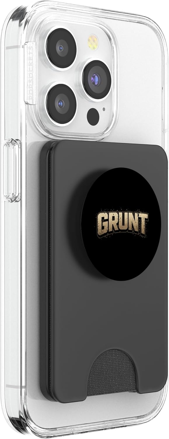 Grunt Infantry Minimal Military Veteran Pride PopSockets PopWallet for MagSafe