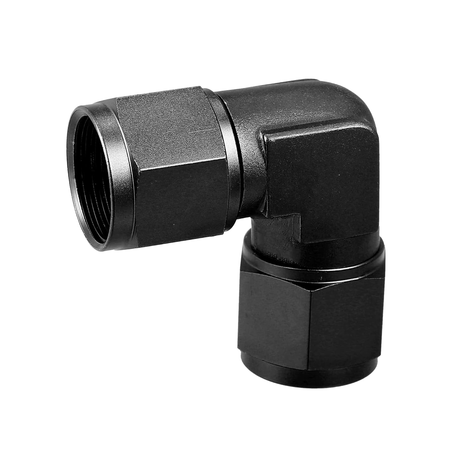 X AUTOHAUX Car Fuel Hose Fitting Adapter AN12 Female to Female 90