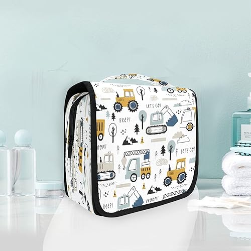 Miniatura 2 de Neceser colgante portátil cosmético maquillaje sacro noche niña en luna organizador de viaje para hombres y mujeres con gancho resistente, Multi