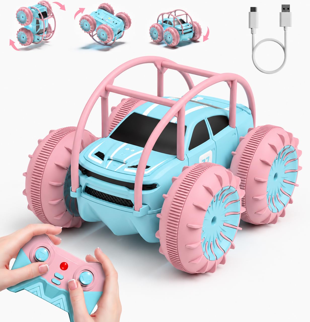 MaxTronic Fast Direct Charging, Amphibious Remote Control Cars, 360° Stunt — image 1