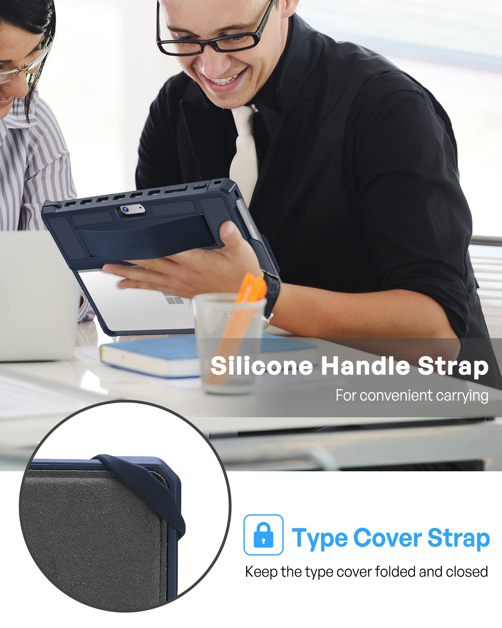 Microsoft Surface Go 3 本体・タイプカバー Amazon.com: ProCase Rugged Case for Microsoft Surface Go 3 2021