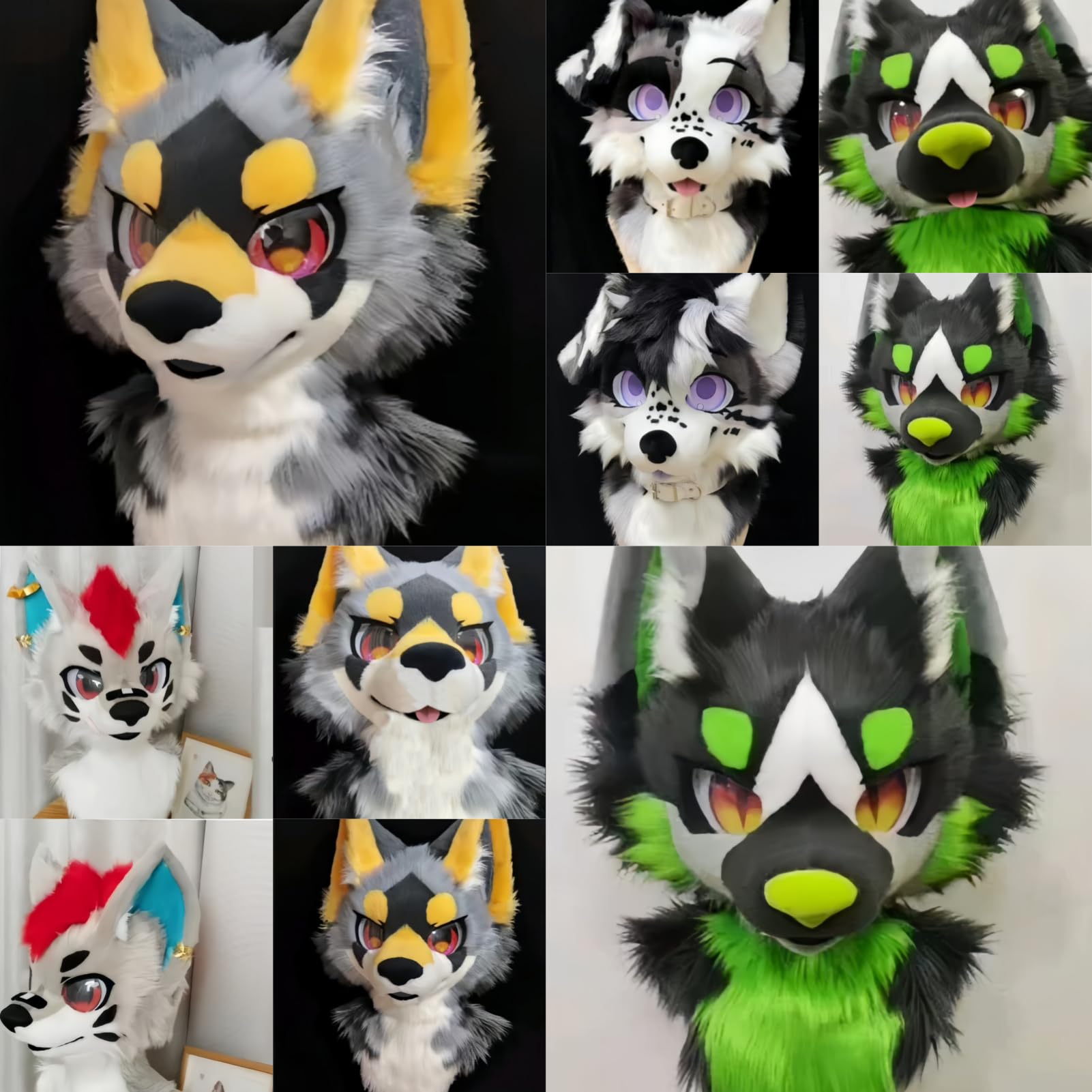 Furry maskot fursuit na zamówienie ręcznie robiony pluszowy strój miękki materiał pełny lub częściowy dla furry kon cosplay imprez scenicznych