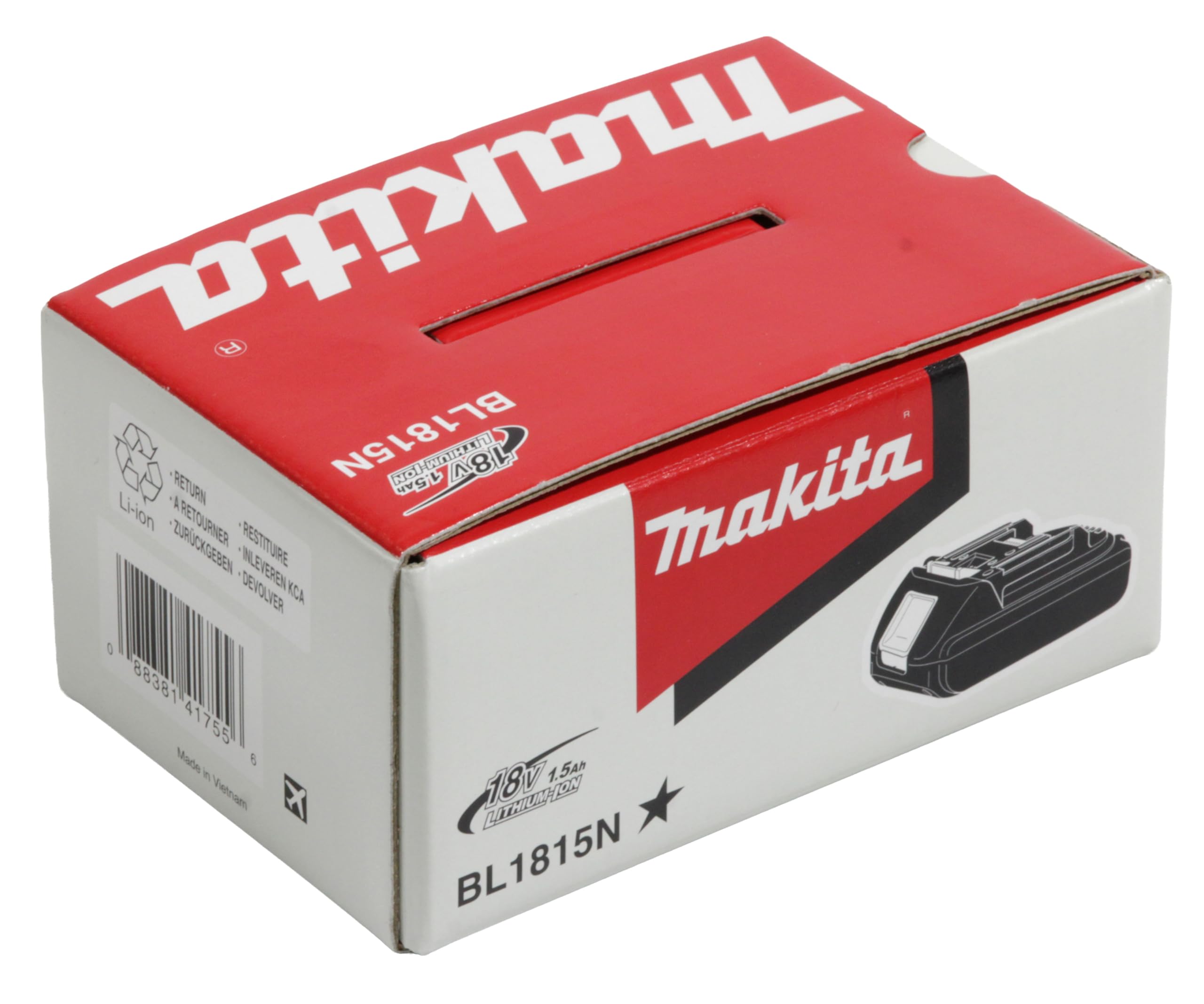Makita 196235-0 - Bateria BL1815n 18V litio-ionio