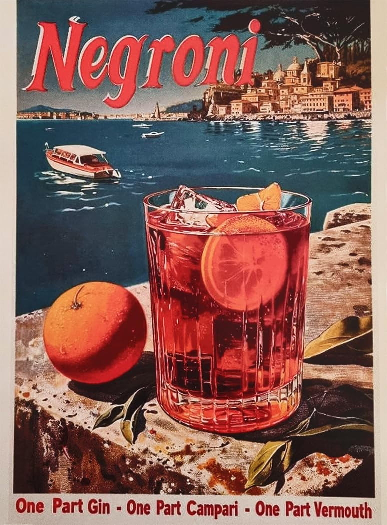Poster Vintage Cocktail Mojito - Stampa Decorativa Da Parete 40x30cm, Serie Pubblicità Retro, Carta Patinata, Perfetto Per Bar, Casa O Ufficio