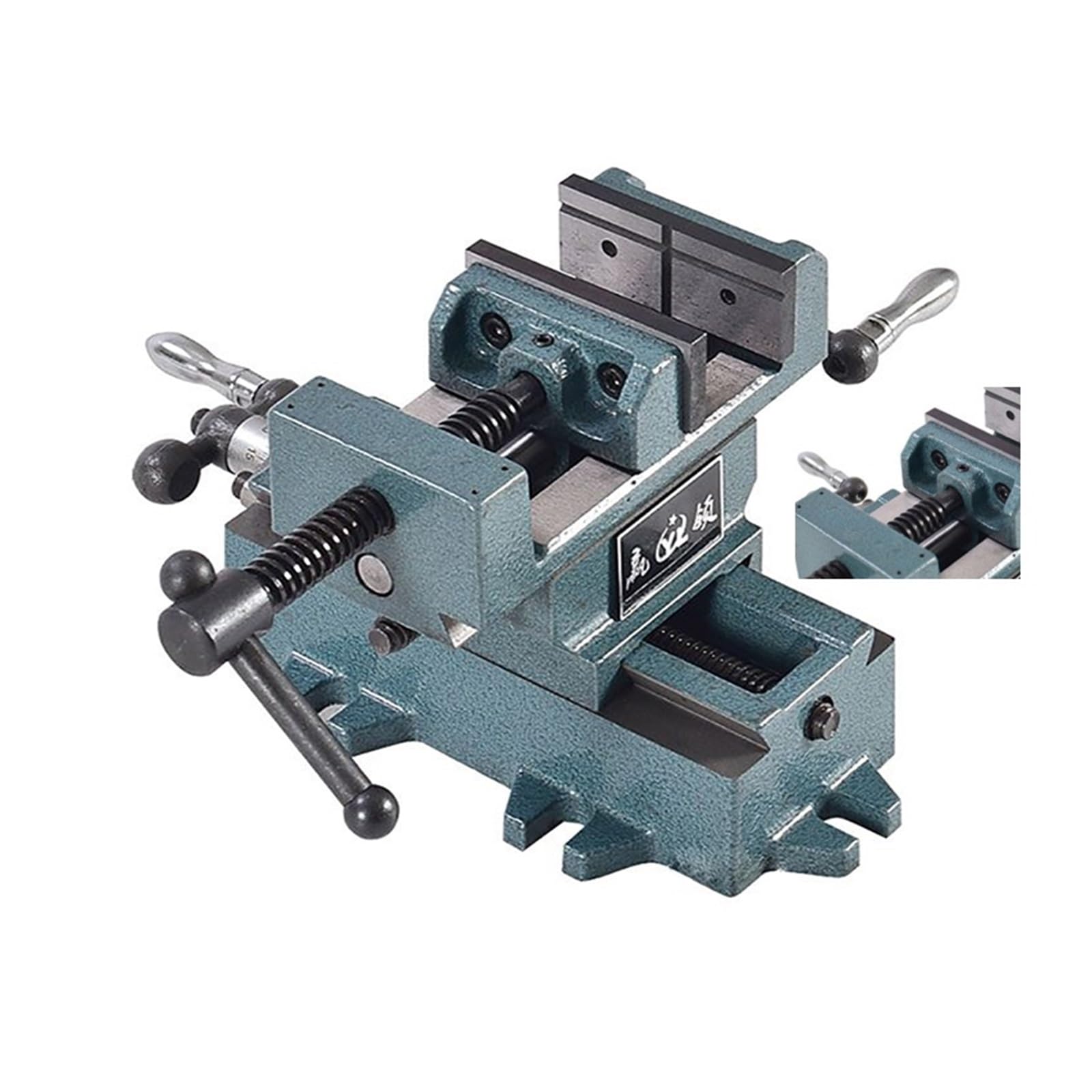 Banco de trabajo de tornillo de banco de movimiento bidireccional, alicates planos cruzados de precisión pesada Industrial, banco de abrazadera cruzada de 3 pulgadas y 4 pulgadas,Herramientas Mecanic