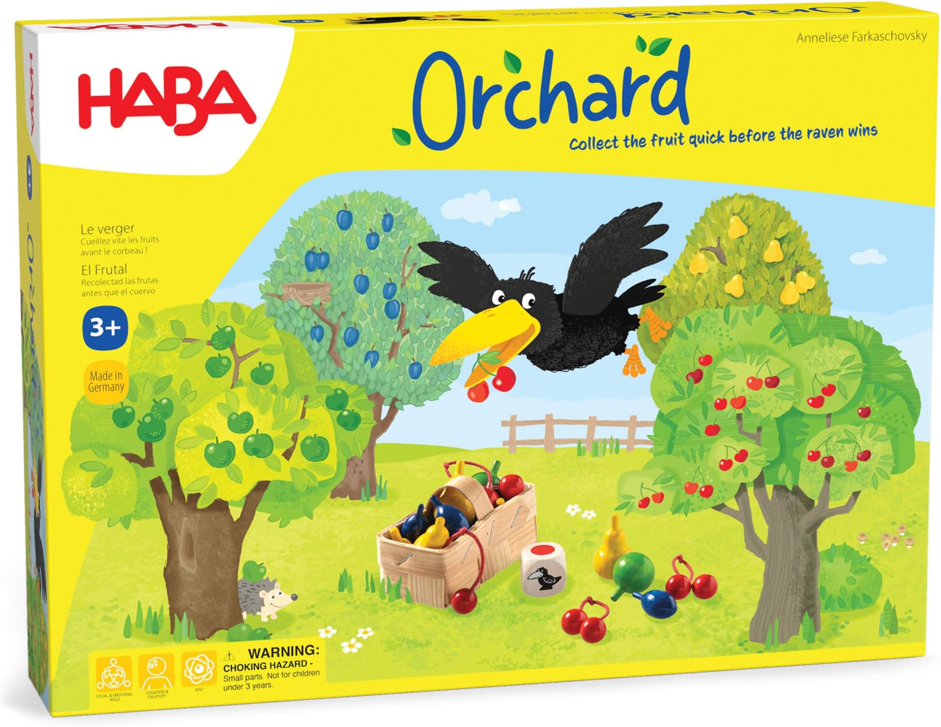 Orchard Game - A Classic Cooperative Introduction to Board Games for Ages 3 and Up (Made in Germany)