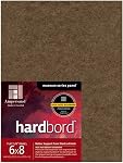 Ampersand Art Supply Hardboard Wood Painting Panel: Museum Series Hardbord, 14" x 18", 1/8 Inch Flat Profile
