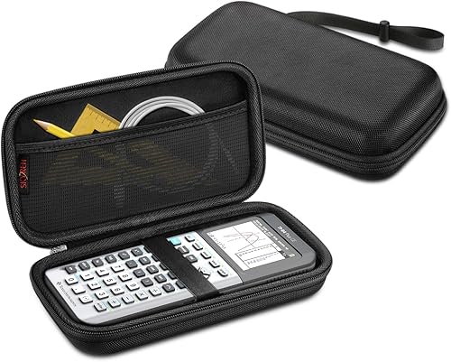 Funda de transporte para calculadora gráfica para TI-84 Plus CE, funda protectora rígida de EVA a prueba de golpes para Texas Instruments TI-84 Plus