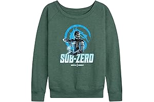 Mortal Kombat - Sub-Zero Mk1 Women's Lightweight French Terry Pullover