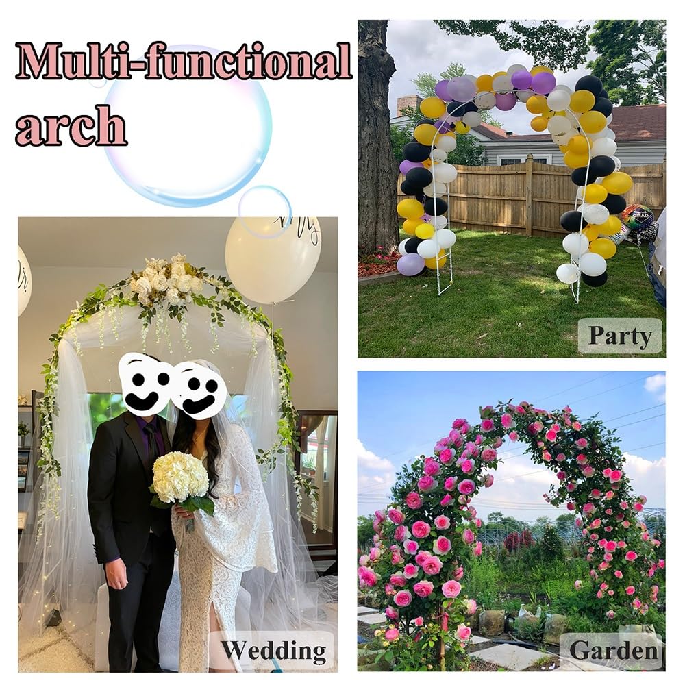 Rosenbogen Aus Edelstahl – Stabiles Hochzeitspalier, 140x230 Cm, Wetterfest, Schwarz, Für Kletterpflanzen & Outdoor-Deko Rosenbogen Aus Edelstahl – Stabiles Hochzeitspalier, 140x230 Cm, Wetterfest, Schwarz, Für Kletterpflanzen & Outdoor-Deko