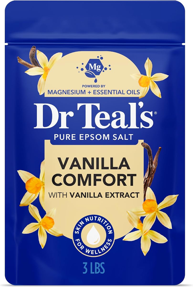 Epsom Salt Magnesium Soak, Vanilla Comfort, 3 lbs