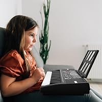 Aunguuk 61 Billentyűs Digitális Zongora Hordozható Elektronikus Billentyűzet Kottaállvánnyal 7