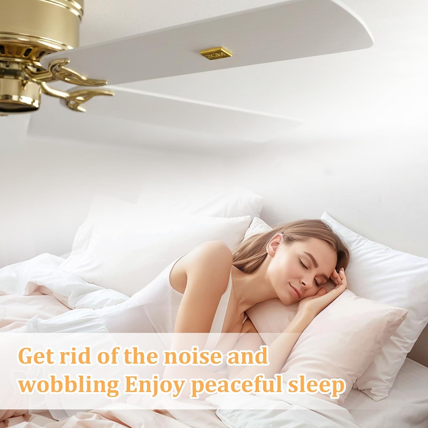 20Pcs Ceiling Fan Balancing Kit, Including 5 Pcs Resilient Clips and 15 Pcs Metal Self-Adhesive 3g Weight, Fan Balancing Kit (Instruction manual included)