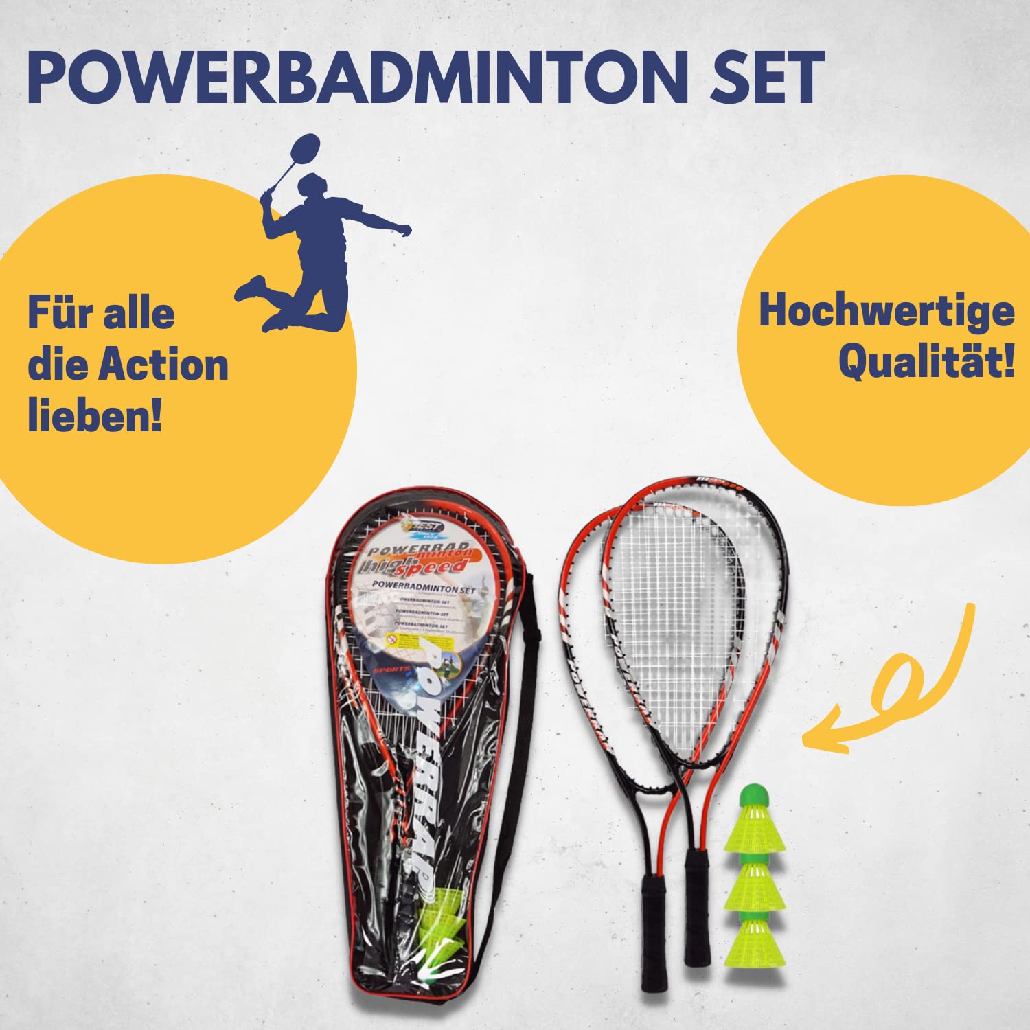 Best Sport Badminton Set, Multicolore, Medium