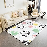 Vista 28 de jejeloiu Alfombra de Área con Líneas de Tiras Geométricas, Alfombra Decorativa para Sofá, Juego de Alfombras Decorativas Abstractas para Dormitorio